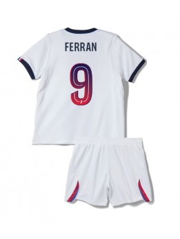 Paris Saint-Germain Ferran Torres #9 Replika Borta Kläder Barn 2026-27 Kortärmad (+ byxor)